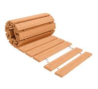 Yoopin Passerella da giardino in legno, lunghezza regolabile, per patio e sentieri, resistente alle intemperie e antiscivolo, per giardino, cortile, spiaggia, festa di nozze
