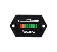 Yooreal 48V Misuratore di Batteria al Piombo, Indicatore di Utilizzo della Batteria, Adatto per Carrello da Golf Carrello da Viaggio Carrello Elevatore Macchina Scrubber Ebike