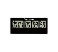 Yooreal 9999 giorni timer da cucina digitale, timer per il conto alla rovescia per la pensione, design a calamita, allarme sonoro, tracce, vacanze di matrimonio, cucina di lavoro (black)