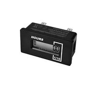 YOOREAL Contaore Digitale AC6-85V, DC6-60V, Ore azzerabili | per Generatore Compressore D'aria Riscaldatore Solare Pompa Pozzo Caldaia Bruciatore a Olio
