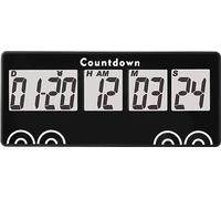 Yooreal Digital 9999 giorni conto alla rovescia giorni timer orologio, conto alla rovescia di pensionamento, design magnetico, allarme forte, tracce vacanze nuziali lavoro cucina nascita