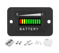 Yooreal Misuratore Batteria 36v, Indicatore Di Batteria Per Batteria Al piombo Acido (Tipo di Trojan non incluso) Alimentato Club Car Trailer di viaggio Muletto Scrubber Lavasciuga Pavimenti Moto