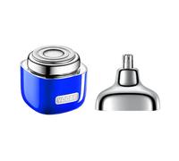 yoose 2 in 1 Tagliapeli Naso e Rasoio Elettrico - in Lega, Testine Intercambiabili, Ricaricabile USB-C, Impermeabile IPX7, Depilatore Viso Donna e Uomo, per Casa, Viaggio e Auto