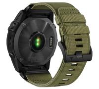 YOOSIDE Cinturino in nylon robusto per orologio Garmin Fenix 7X/Fenix 6X/Fenix 5X/Enduro, 26 mm, regolabile, cinturino sportivo in nylon intrecciato con chiusura in acciaio inox, per epix Pro 51 mm,