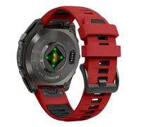 YOOSIDE Cinturino sportivo in silicone per orologio Garmin Fenix 8/Instinct 3/epix Pro, QuickFit, morbido, con fibbia opaca, per Fenix 7/6/5, Enduro, Quatix, 22mm, Silicone, Nessuna pietra preziosa
