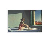 YOOSONG Stampa artistica da parete con pittori realisti americani Edward Hopper, il sole del mattino, decorazione artistica da parete per la casa, poster 40 x 60 cm
