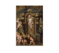 YOOSONG Stampa artistica da parete con statua di Peter Paul Rubens in stile barocco su tela, decorazione per la casa, 20 x 30 cm
