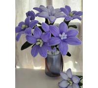 YOOTOM 400 Scovolini Ciniglia di 12 Lily viola Fiori, Ciniglia Pipa Scovolini Decorativi per Mazzi Lily viola,Pipe Cleaners Fai da te Creativo DIY Chenille Stems Flower Kits