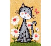 YOOTOM Tappeto Annodare Fai Da Te,Set di Tappeti da Ricamo Natale,Cuscini Decorativi fai-da-te,Tappetino a gancio, Latch Hook Rug Kits 50x38cm