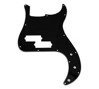 Yootones - 1 battipenna per chitarra a 13 fori, per basso e basso, compatibile con 4 corde standard USA/Messicano (3 strati nero)