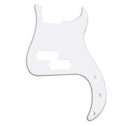 Yootones - 1 battipenna per chitarra a 13 fori, per basso e basso, compatibile con 4 corde standard USA/Messicano (3 strati bianchi)
