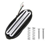 Yootones 1 pickup humbucker a doppia bobina per chitarra elettrica, compatibile con Fender Stratocaster Squier Telecaster (bianco)