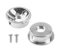 Yootones - 2 jack elettrico per chitarra elettrica, 6,35 mm, compatibile con tele-telecaster (argento)