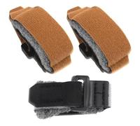 Yootones 3 pezzi per smorzamento per corde della chitarra, nastro copricorde per tastiera compatibile con strumenti musicali per chitarra e basso (arancione)