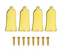 Yootones - 4 copriasta in metallo a 2 fori, per chitarra Gibson Les Paul LP SG (oro)
