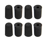 Yootones 8 puntali in gomma per violoncello e contrabbasso in gomma, compatibili con accessori di ricambio per strumenti (nero)