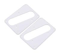 Yootones - Anello di montaggio per pickup a bobina singola per chitarra, compatibile con Humbucker Cover Plate Rings Chitarre Elettriche (bianco)