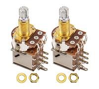 Yootones B500K Push Push Guitar Potenziometri Audio Taper Potenziometri Lungo in Rame Split Shaft Compatibile con Accessori per Chitarra