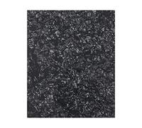 Yootones - Battipenna acustica, in materiale bianco, 20 x 17 cm, per chitarra, con plettro automatico, colore: nero perlato