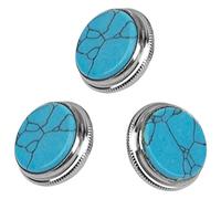 Yootones - Confezione da 3 bottoni per tromba con valvola a tromba, bottoni di ricambio per riparazione di tromba, accessori per strumenti musicali (blu)