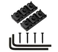 Yootones - Dado di bloccaggio per chitarra elettrica da 42 mm, compatibile con Floyd Rose Style chitarra elettrica Tremolo Bridge Lock System (nero)