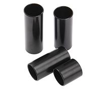 Yootones - Kit di diapositive per chitarra da 28 mm/51 mm/60 mm/70 mm, in acciaio inox, accessori compatibili con chitarra elettrica (nero)