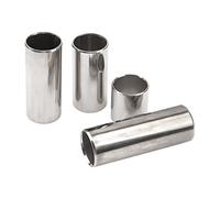 Yootones - Kit di guide per chitarra da 28 mm/51 mm/60 mm/70 mm in acciaio inox, accessori compatibili con chitarra elettrica (argento)
