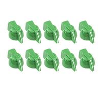 Yootones - Manopole per amplificatori per chitarra e chitarra, 10 pezzi, effetto testa di pollo, compatibili con accessori per chitarra (verde)