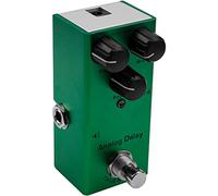 Yootones Mini pedale per effetti per chitarra elettrica, guscio in metallo, adattatore DC 9 V, True Bypass per kit multi chitarra elettrica (ritardo analogico)