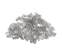 Yootones - Molle per pickup a bobina singola per chitarra in stile conico, 100 pezzi, compatibili con pickup Strat Tele (argento)