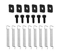 Yootones - Molle per ponte tremolo per chitarra elettrica, 15 pezzi, con viti, tappo per chitarra, compatibile con ponte tremolo