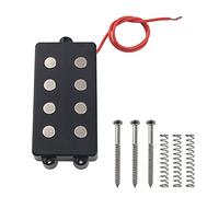 Yootones - Pickup per basso a 4 corde, silenzioso, per bilanciamento, compatibile con basso (nero)