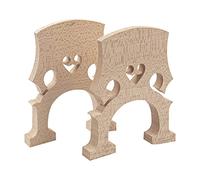 Yootones Ponte per violoncello in legno d'acero, 3/4 e 4/4, autoregolante, montato, compatibile con accessori per strumenti musicali per violoncello, 2 pezzi