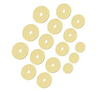 Yootones - Set di 16 cuscinetti per flauto, compatibili con cuscinetti per flauto, accessori di ricambio (giallo)