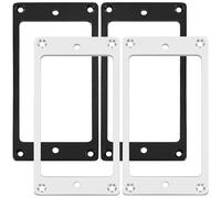 Yootones - Set di 4 anelli di ricambio per pickup per chitarra elettrica, in metallo, piatti, compatibili con chitarre elettriche LP SG