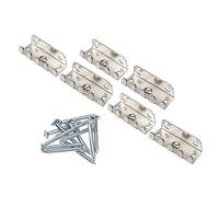 Yootones - Set di 6 molle per tremolo singolo, con viti, per chitarra Fender Strat ST Stratocaster (argento)