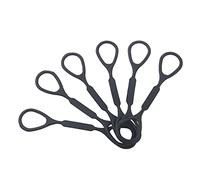 Yootones - Set di 6 tappi per tromba, in silicone, compatibile con accessori per tromba Yamaha Bach Conn King (nero)