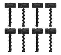 Yootones - Set di 8 selle per chitarra con codice, compatibile con Bass Jazz Tele, per chitarra elettrica, colore: nero