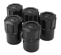Yootones - Tappi terminali in plastica per sassofono contralto, 5 pezzi, compatibili con parti di ricambio per sassofono contralto (nero)