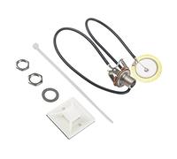 Yootones - Trasduttore piezoelettrico per microfono, pickup, jack per microfono, compatibile con chitarra, 2 pezzi