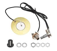 Yootones - Trasduttore piezoelettrico precablato per chitarra, 50 mm, con jack di uscita da 6,35 mm, per chitarra acustica, ukulele, sigari, chitarra, confezione da 1