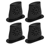 Yootones Umidificatore per ukulele soprano, concerti, tenori e baritono, 4 pezzi, nero
