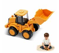 Yooyan Bulldozer giocattolo a partire dai 2 anni, auto scorrevole con ruota libera e pala mobile, escavatore per bambini dai 2 anni in su, per sabbiera, giardino e attività all'aperto, senza BPA