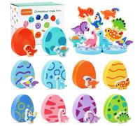 Yooyan Montessori, giocattolo educativo a partire da 1 anno, puzzle in legno, puzzle per bambini, giocattolo educativo per il giorno di nascita, regalo per ragazze e ragazzi