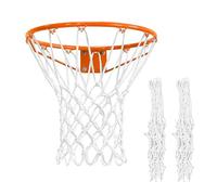 Yooyan Rete di ricambio per canestro da basket, per 12 passanti, rete da basket, rete per canestro da basket per interni ed esterni (bianco)
