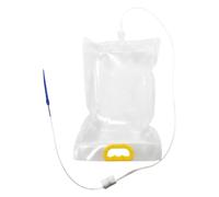 Yooyan - Set di 5 sacchetti per irrigazione a goccia, 3,5 l, di irrigazione automatico, flusso regolabile, per piante in vaso, giardino, balcone, interni ed esterni