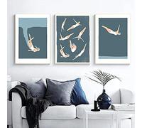 Yooyu Stampe in Tela Wall Art Print Poster Nuotatrice Che Si tuffa in Piscina Nuoto Palestra Cucina per Ufficio Decorazioni per la casa 40x60 cm (16x24 Pollici) x3 Senza Cornice
