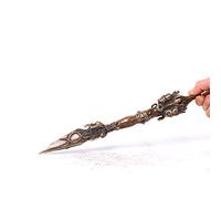 YOPDNE Strumento Magico in Rame Puro Vajra pestello a Tre Facce Testa di Elefante Puba Antico Antico Antico