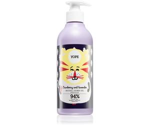 Yope Cranberry & Lavender gel doccia idratante intenso per bambini 400 ml