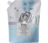 YOPE GEL DOCCIA RICARICA | DELICATO, PH NEUTRO | 98% INGREDIENTI DI ORIGINE NATURALE | VEGAN | PROFUMO: COCCO SALE MARINO | 800ml